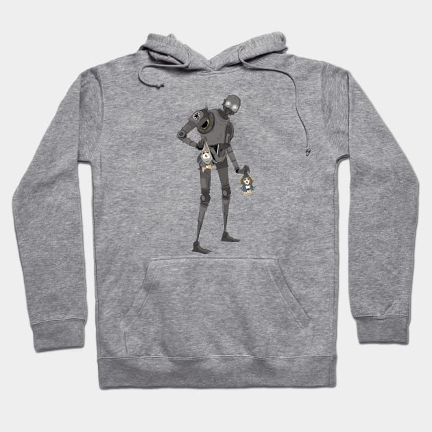 Robot Hoodie by Drea D. Illustrations